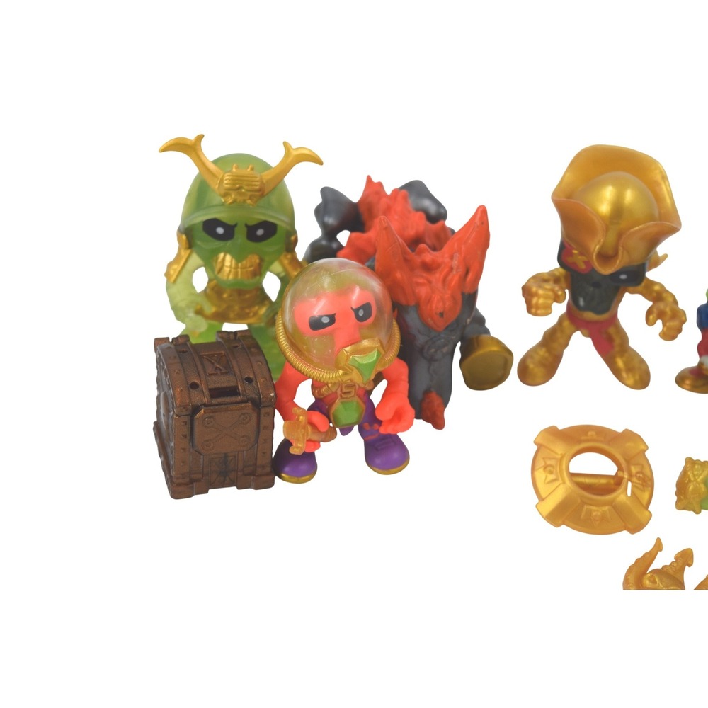 Treasure X Action Figure Lot Skeletons Monsters Gold Accessories‎